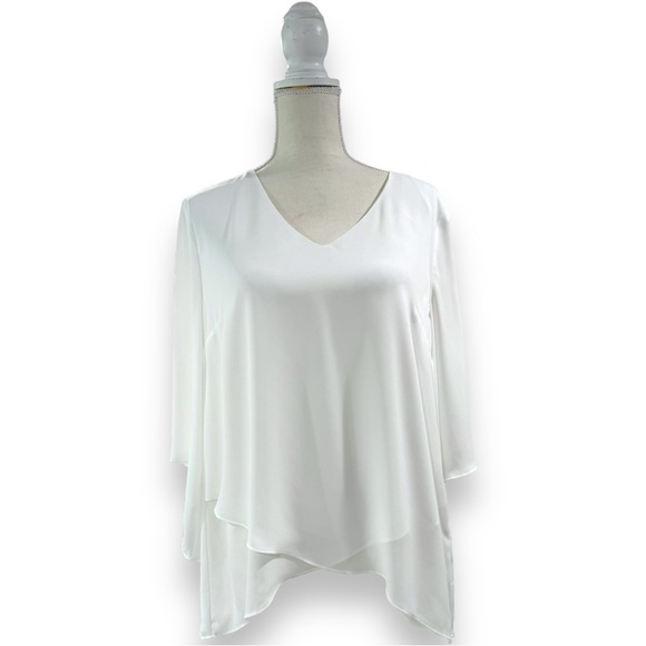 Charlie Paige White Blouse - Picture 1 of 5